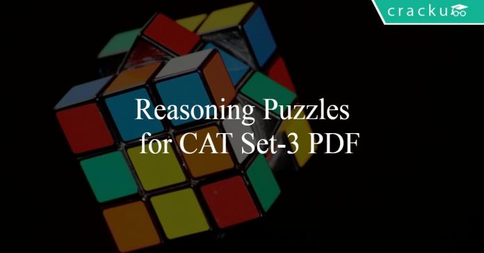 Reasoning Puzzles for CAT Set-3 PDF