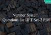 Number System Questions for IIFT Set-2 PDF