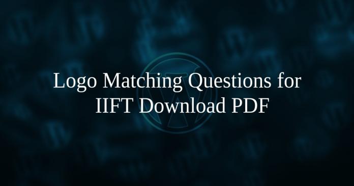 Logo Matching Questions for IIFT PDF