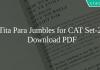 Tita Para Jumbles for CAT Set-2 PDF