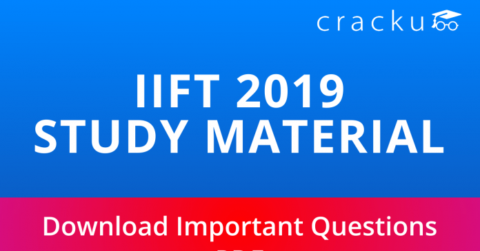 IIFT Study material important questions pdf