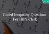 coded inequality questions for ibps clerk