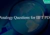 Analogy Questions for IIFT PDF
