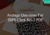 average questions for ibps clerk set-2 pdf
