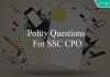 polity questions for ssc cpo