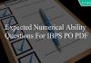 expected numerical ability questions for ibps po pdf