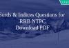 Surds & Indices Questions for RRB NTPC PDF