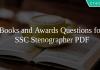 Books and Awards Questions for SSC Stenographer PDF