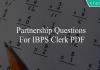 partnership questions for ibps clerk pdf