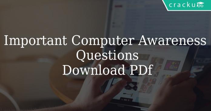 Important Computer Awareness Questions