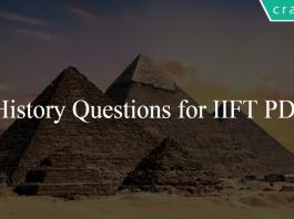 History Questions for IIFT PDF
