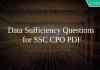 Data Sufficiency Questions for SSC CPO PDF