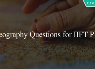 Geography Questions for IIFT PDF