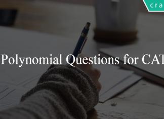 Polynomial Questions for CAT