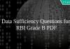 Data Sufficiency Questions for RBI Grade B PDF