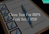 cloze test for ibps clerk set-2 pdf