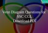 Venn Diagram Questions for SSC CGL PDF