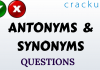 Synonyms and antonyms questions for SNAP