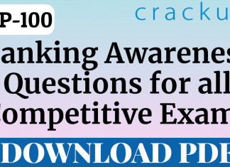 TOP-100 Banking Awareness Questions for all Competitive exams