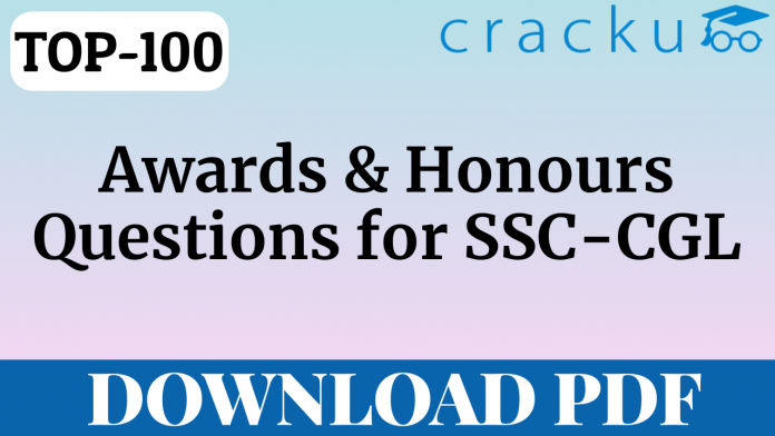 Questions on Awards and Honours for SSC-CGL