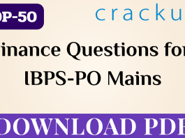 Finance Questions for ibps po mains