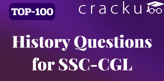 History Questions for SSC-CGL