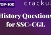 History Questions for SSC-CGL