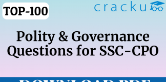 TOP-100 Polity and Governance Questions PDF
