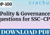 TOP-100 Polity and Governance Questions PDF