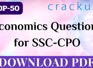 TOP-50 Economics Questions for SSC-CPO
