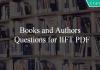 Books and Authors Questions for IIFT PDF