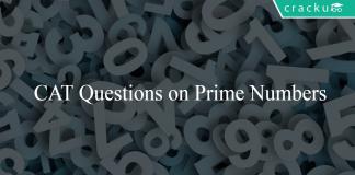 CAT Questions on Prime Numbers