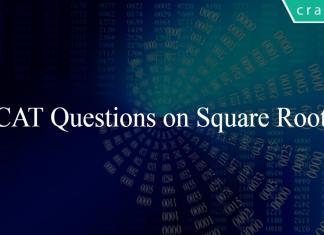 CAT Questions on Square Roots