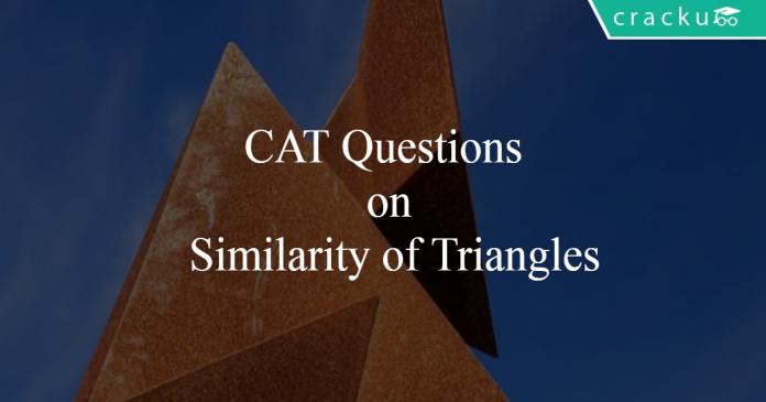 CAT Questions on Similarity of Triangles