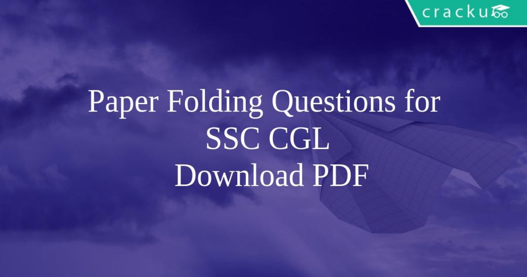 Paper Folding Questions for SSC CGL PDF Cracku