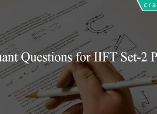 Quant Questions for IIFT Set-2 PDF
