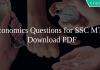 Economics Questions for SSC MTS PDF