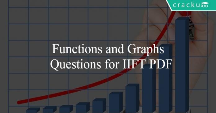 Functions and Graphs Questions for IIFT PDF