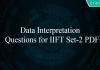 Data Interpretation Questions for IIFT Set-2 PDF