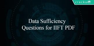 Data Sufficiency Questions for IIFT PDF