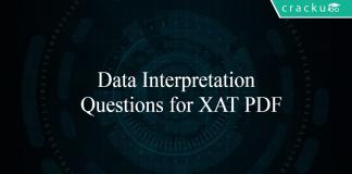 Data Interpretation Questions for XAT PDF
