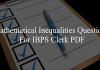 mathematical inequalities questions for ibps clerk