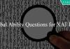 Verbal Ability Questions for XAT PDF