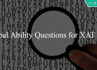 Verbal Ability Questions for XAT PDF