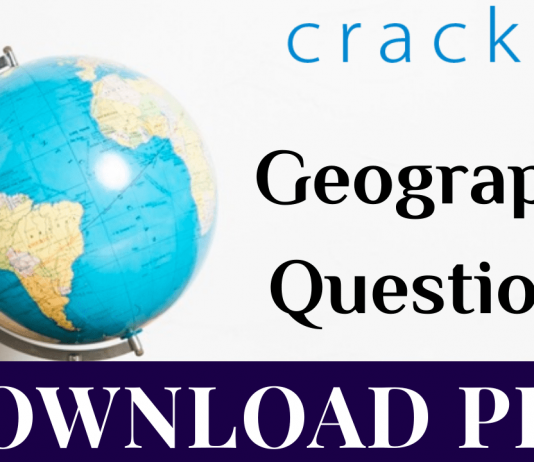 TOP-100 Geography Questions for all Competitive Exams