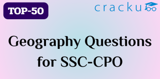 TOP-50 Geography questions || SSC-CPO