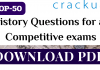 Top-50 Important History Questions