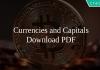 Currencies and Capitals