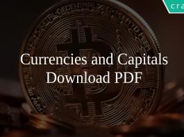 Currencies and Capitals