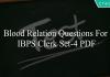 blood relation questions for ibps clerk set-4 pdf